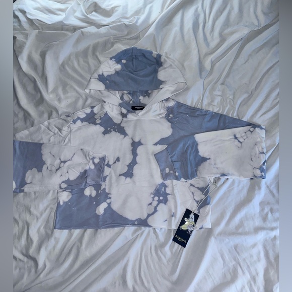 NWT- Bananas Monkey Cropped Hoodie Size M - Picture 3 of 4